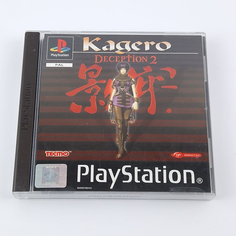 Sony Playstation 1 Spiel : Kagero Deception 2 - OVP Anleitung CD | PS1 PSX PAL