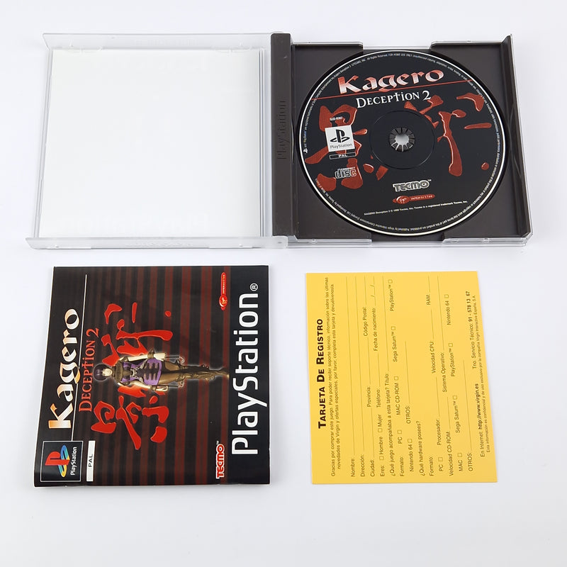 Sony Playstation 1 Spiel : Kagero Deception 2 - OVP Anleitung CD | PS1 PSX PAL