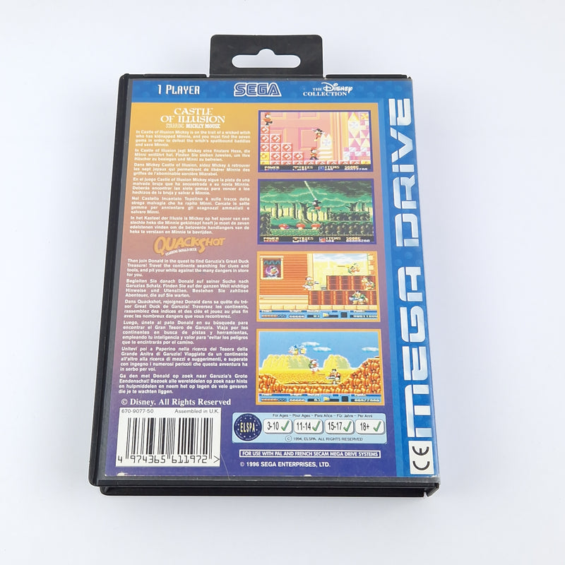 Sega Mega Drive Game: The Disney Collection - OVP Instructions Module | PAL GAME