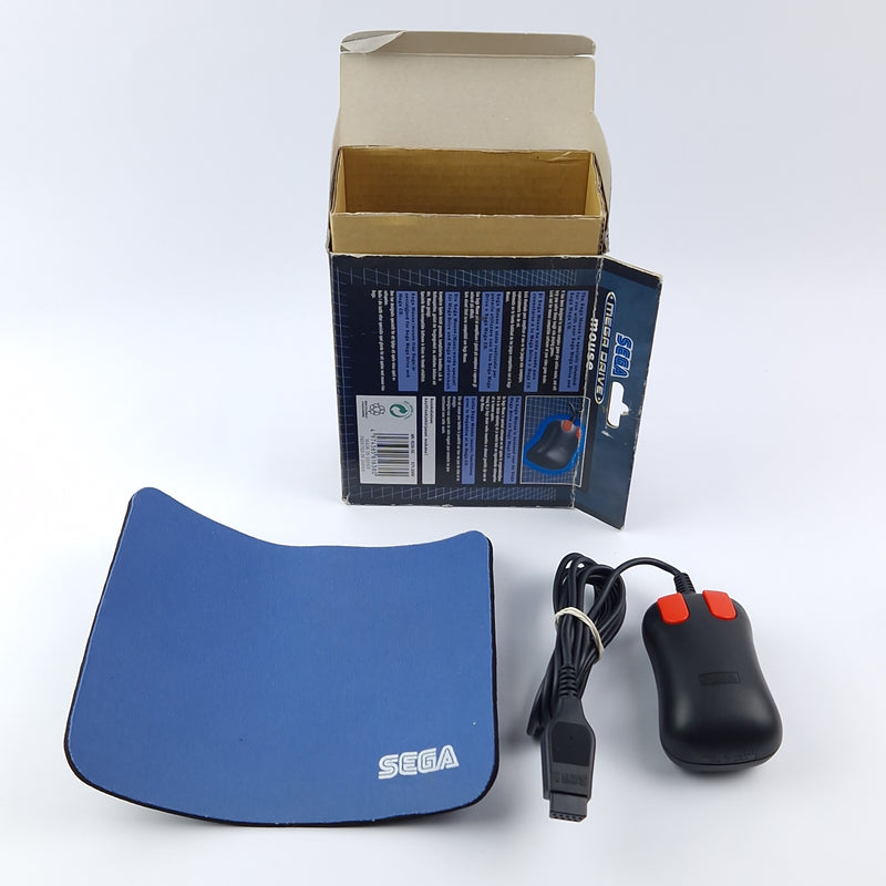 Sega Mega Drive Accessories Item: Mouse + Mousepad + Instructions - OVP Controller