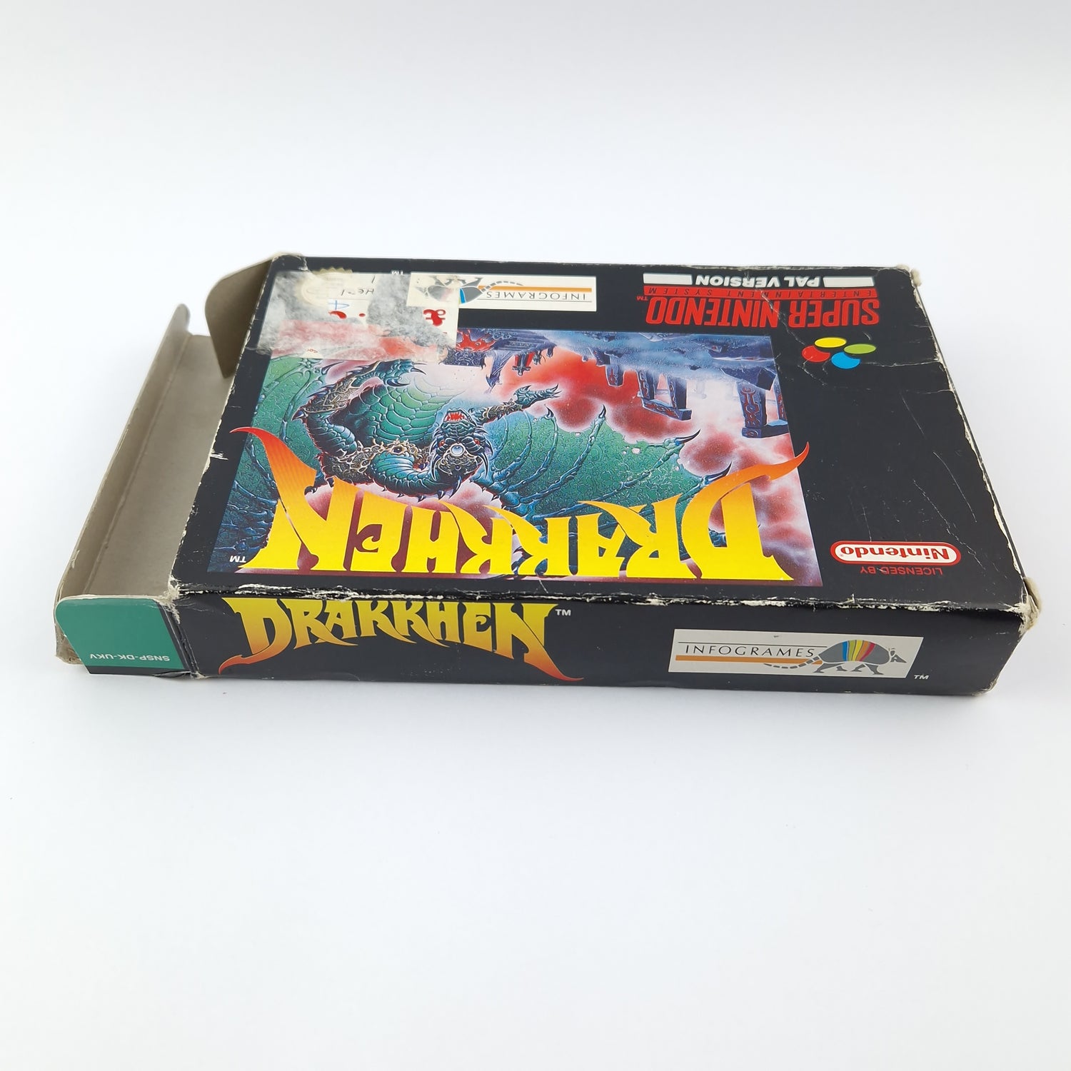 Super Nintendo Game: Drakkhen - OVP Instructions Module | SNES PAL UKV