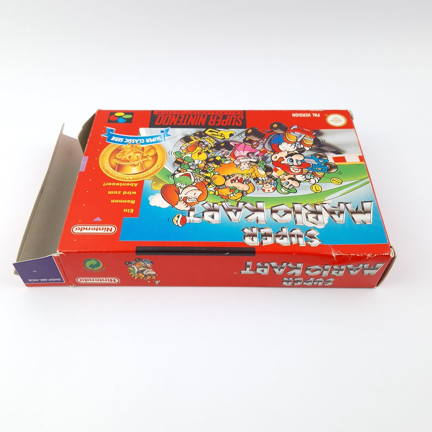 Super Nintendo Spiel : Super Mario Kart - OVP Anleitung Modul | SNES PAL NOE