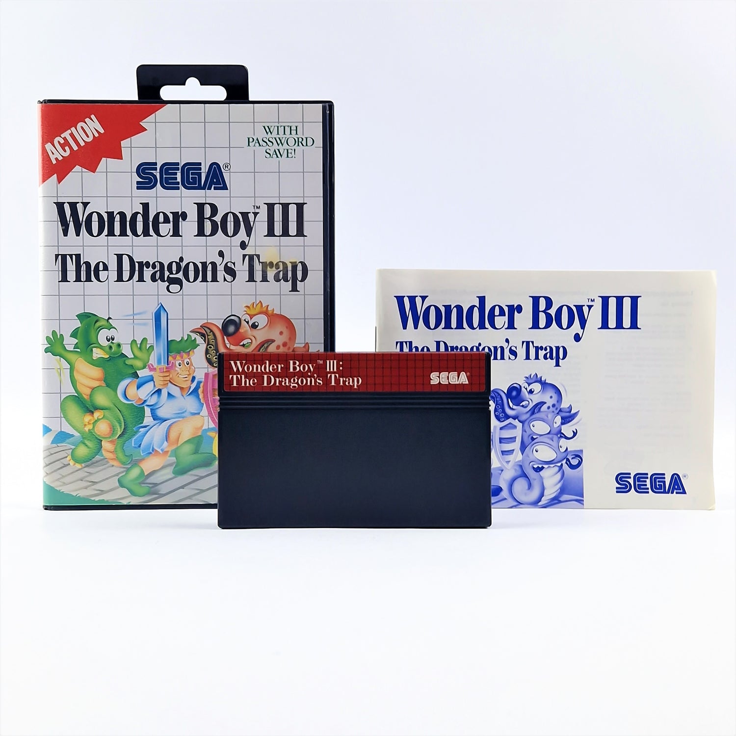 Sega Master System Game: Wonder Boy III The Dragon's Trap - OVP PAL - Very good