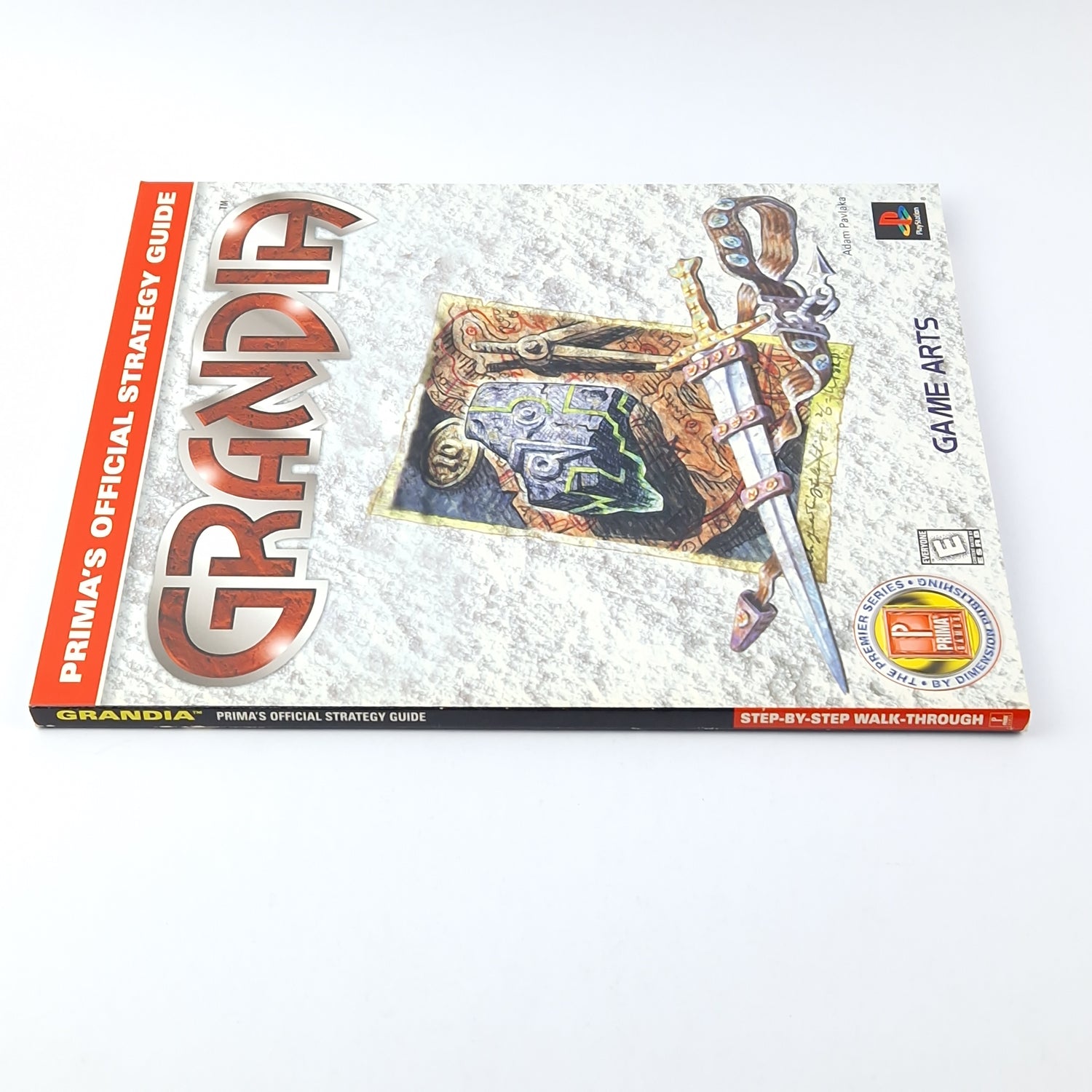 Playstation 1 Spiel : Grandia + Strategy Guide - OVP PAL / SONY PS1 PsOne