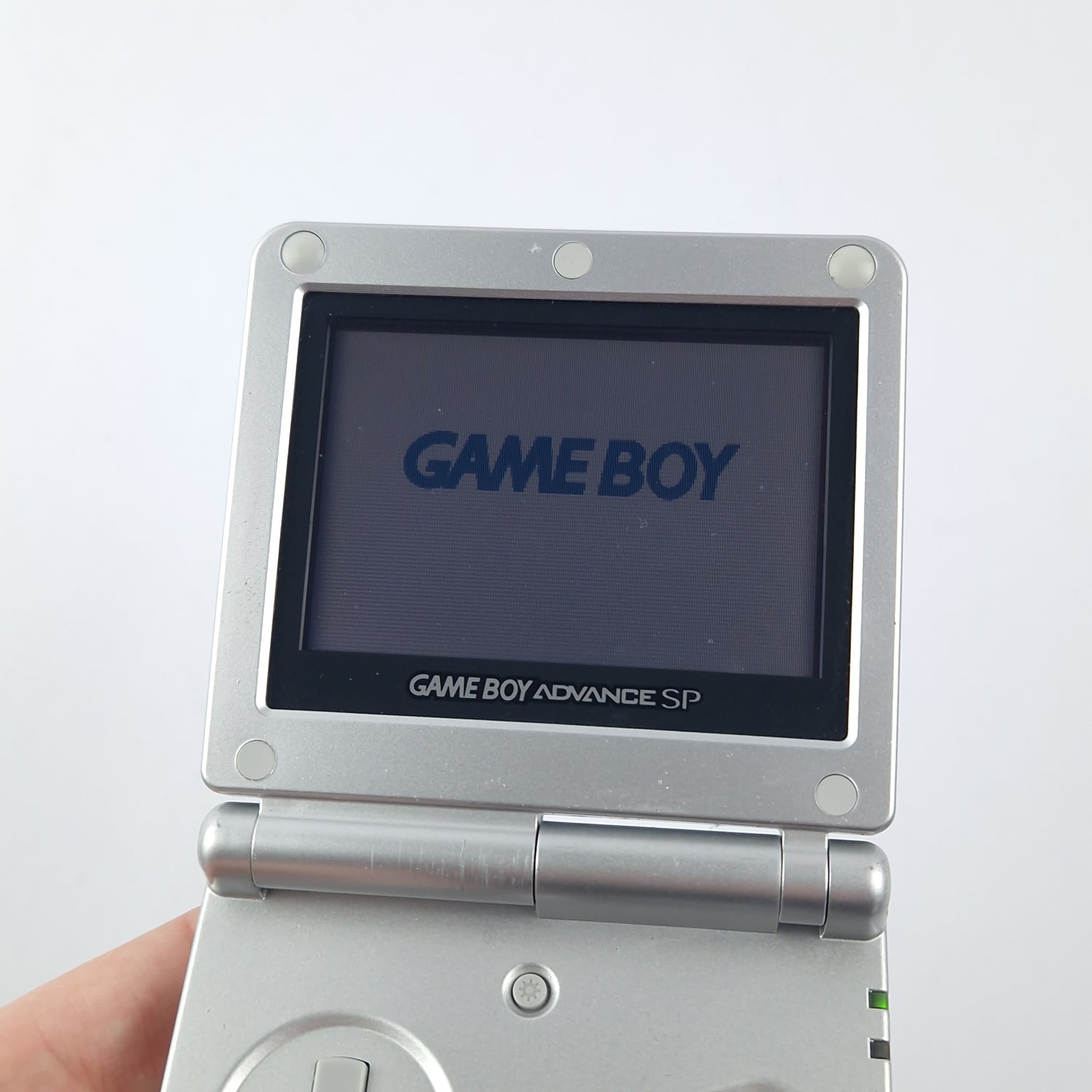 Nintendo Game Boy Advance SP Console in Silver / Silver - OVP Console PAL AGS001