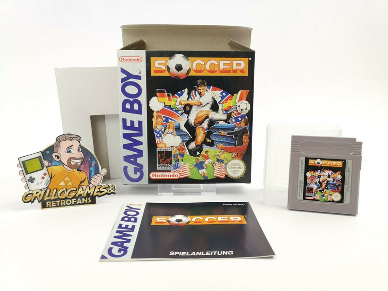 Nintendo Gameboy Classic game "Soccer" original packaging | Pal | GameBoy