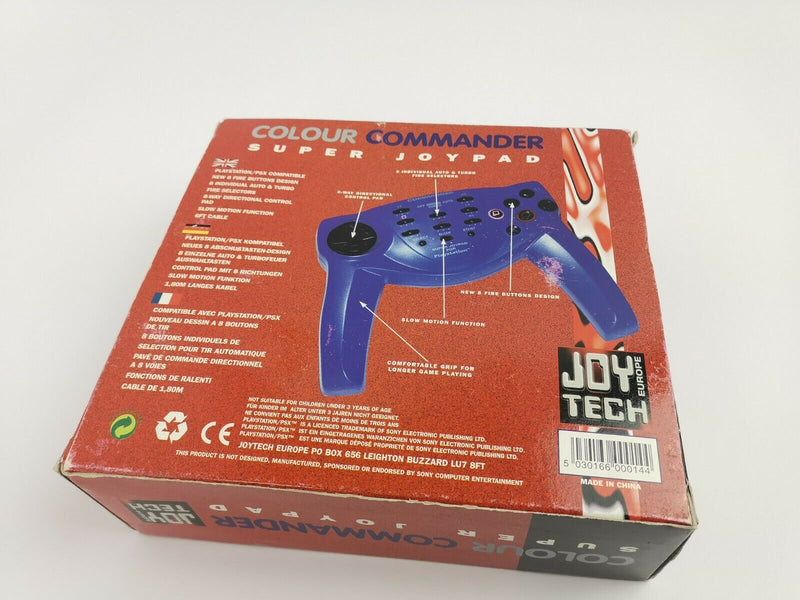 Sony Playstation 1 Controller " Colour Commander " Gamepad | Joytech | Ps1 NEU