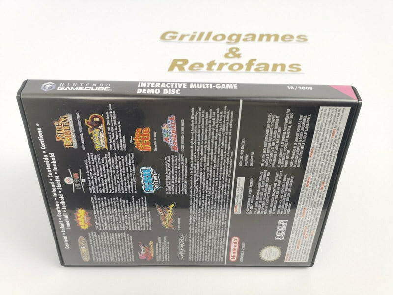 Nintendo Gamecube game "Interactive Multi-Game Demo Disk October 2005" Original packaging