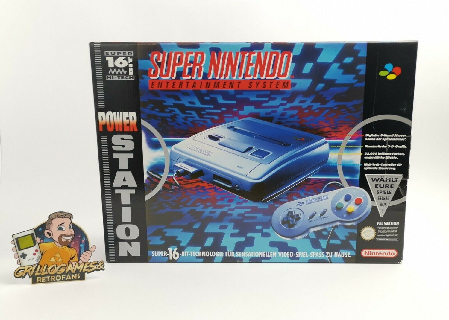 Super Nintendo Console Power Station New & Unused | Original packaging | Snes | New & Unused