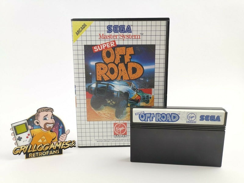 Sega Master System Spiel " Super Off Road " Ovp | Pal
