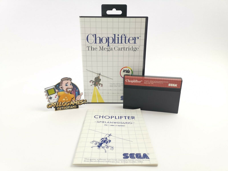 Sega Master System Spiel " Choplifter " Ovp | Pal | Ms Mastersystem