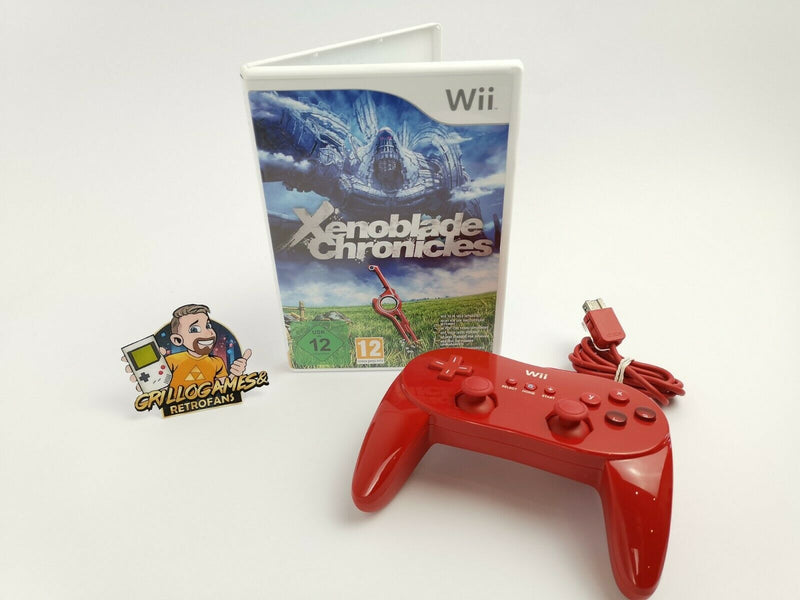 Nintendo Wii Spiel " Xenoblade Chronicles + Classic Control. " Wii U | Pal | Ovp