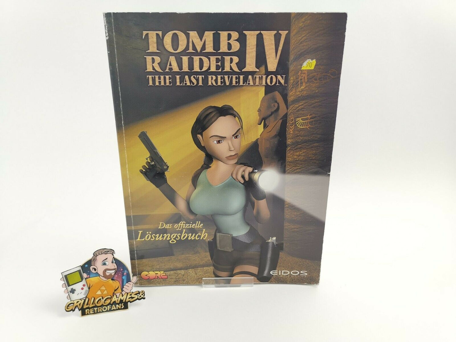 Tomb Raider IV The Last Revelation the official solution book games advisor PS1