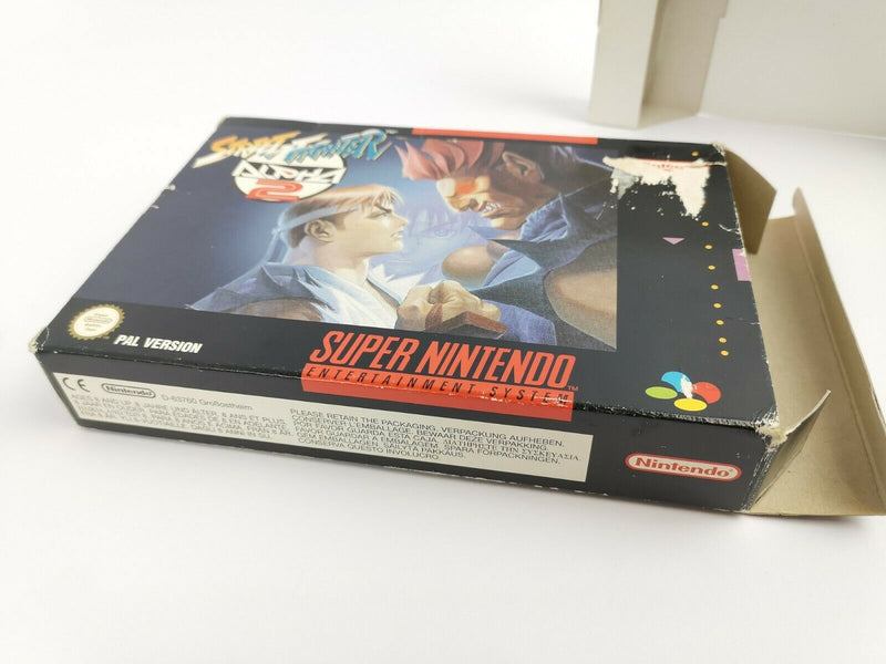 Super Nintendo game "Street Fighter Alpha" Snes | Original packaging | Pal |