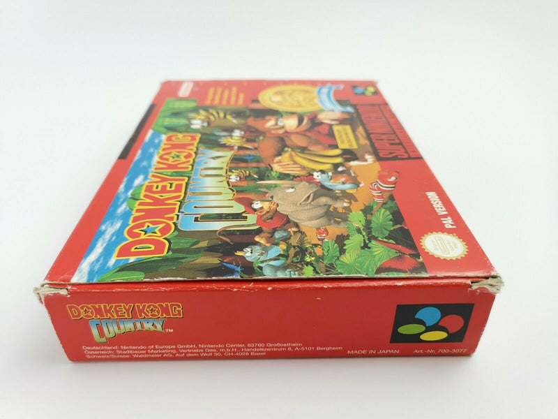 Super Nintendo game "Donkey Kong Country" SNES | Original packaging | Pal | NOE