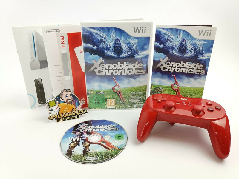 Nintendo Wii Spiel " Xenoblade Chronicles + Classic Control. " Wii U | Pal | Ovp