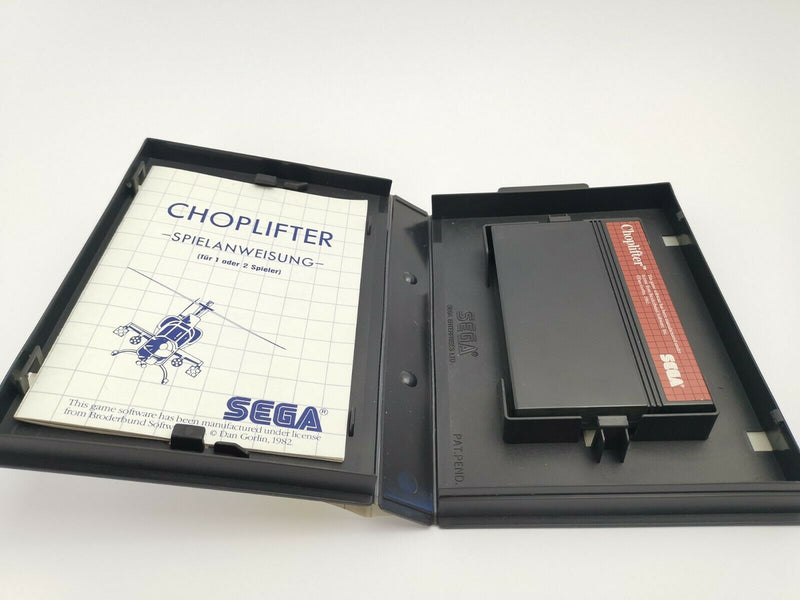 Sega Master System Spiel " Choplifter " Ovp | Pal | Ms Mastersystem