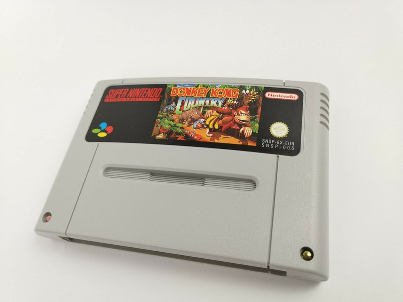 Super Nintendo game "Donkey Kong Country" SNES | Original packaging | Pal | NOE