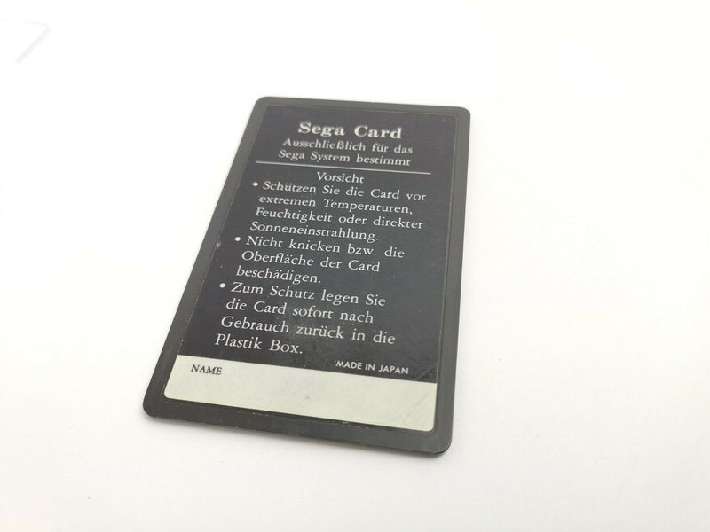 Sega Master System Game "The Sega Card TransBot" Cartridge | Pal | Trans Bot