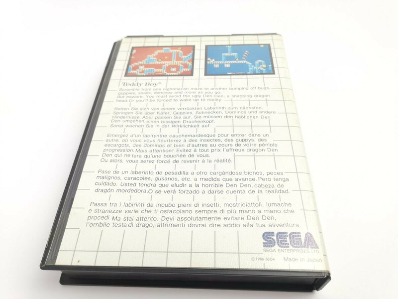 Sega Master System Spiel " Teddy Boy " Ovp | Pal | MS