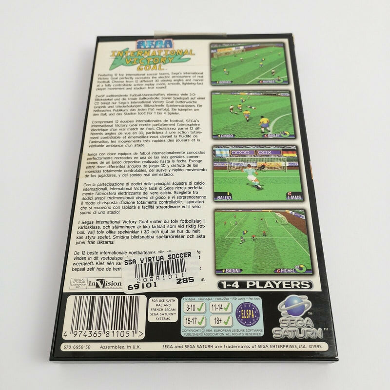 Sega Saturn Spiel " International Victory Goal " SegaSaturn | OVP | PAL Fußball