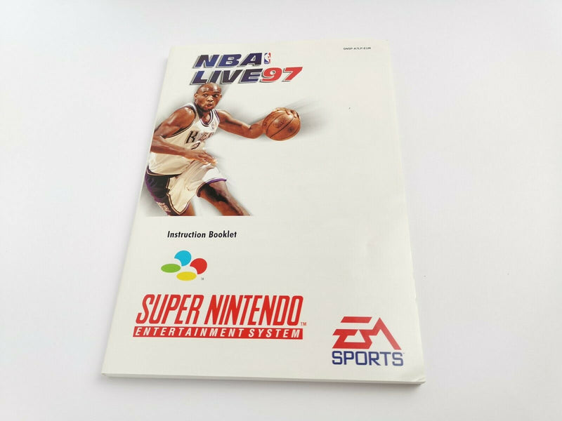 Super Nintendo Game "NBA Live 97" SNES | Original packaging | Pal | EUR basketball