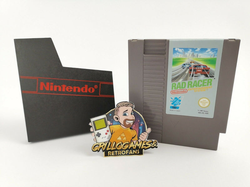 Nintendo Entertainment System game "Rad Racer" NES | Module | PAL-B NOE