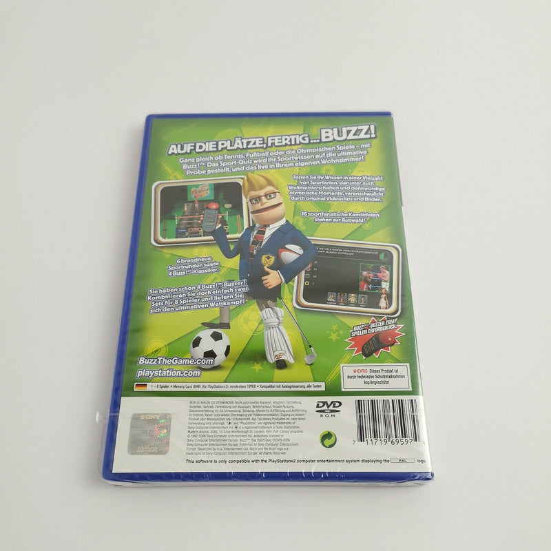 Sony Playstation 2 Spiel " BUZZ das Sport-Quiz " PS2 / Ps 2 | NEU NEW SEALED