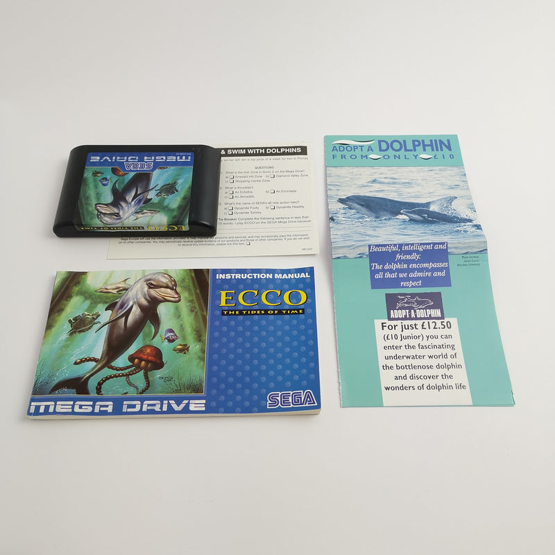 Sega Mega Drive Spiel " Ecco The Tides of Time " MD The Dolphin | OVP PAL