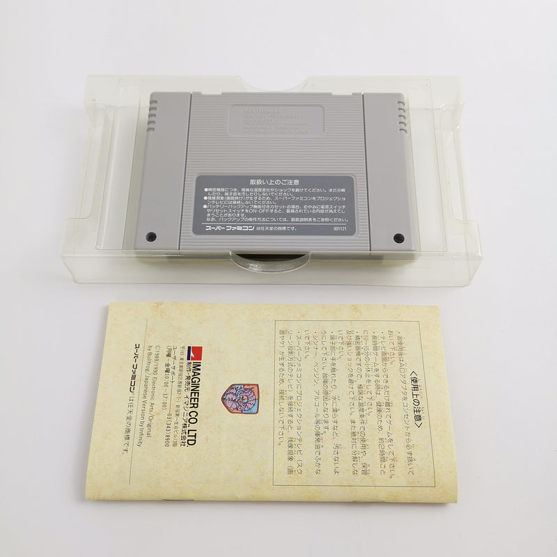 Nintendo Super Famicom game "Populous" SNES SFC | NTSC-J Japan original packaging