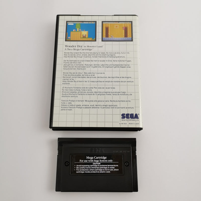 Sega Master System game "Wonder Boy in Monster Land" MS MasterSystem OVP PAL