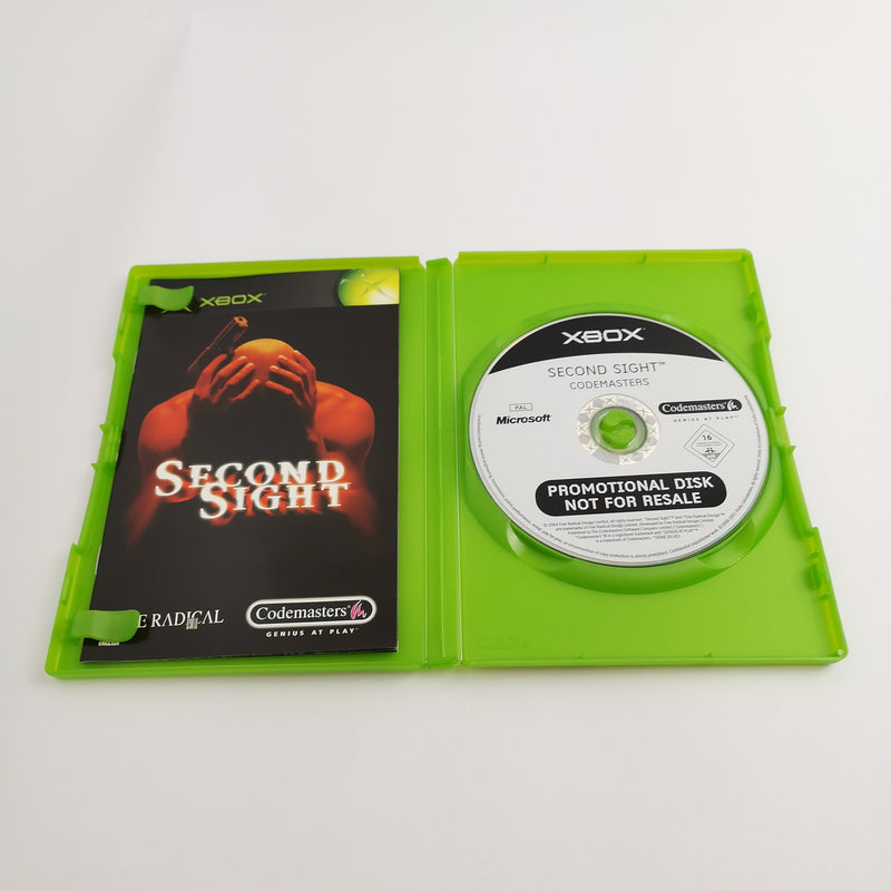 Microsoft Xbox Classic Spiel " Second Sight Promotional Copy " Not for Resale