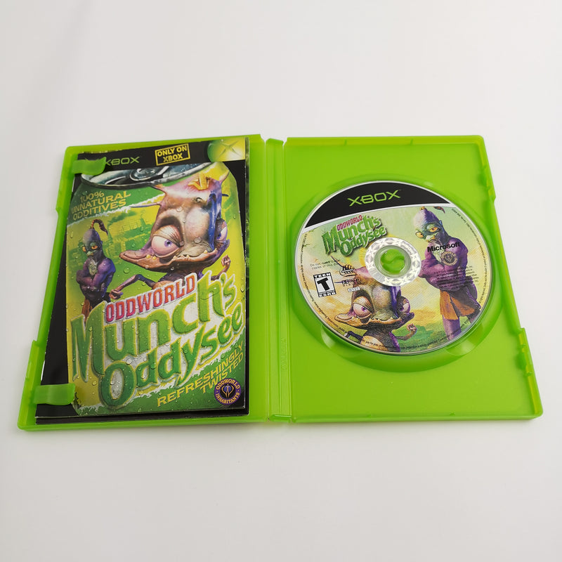 Microsoft Xbox Classic Spiel " Oddworld Munchs Oddysee " NTSC-U/C USA | OVP