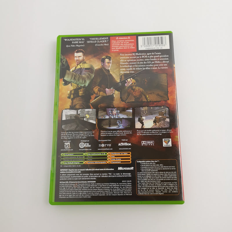 Microsoft Xbox Classic Spiel " Return to Castle Wolfenstein " FRA PAL | OVP