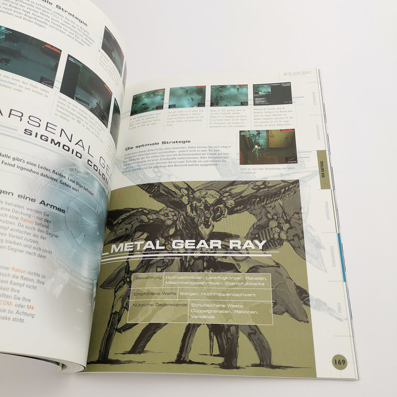 Metal Gear Solid 2 Sons of Liberty Das offizielle Lösungsbuch | PS1 PSX Konami