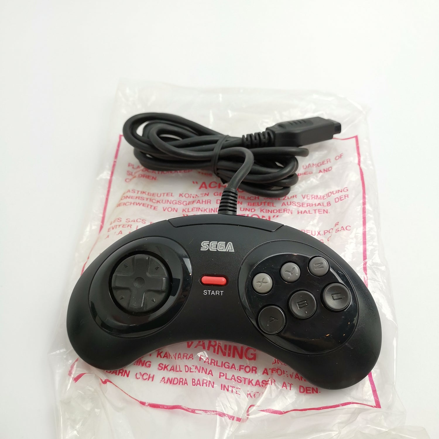 Sega Mega Drive Six Button Control Pad II | Controller Gamepad OVP PAL