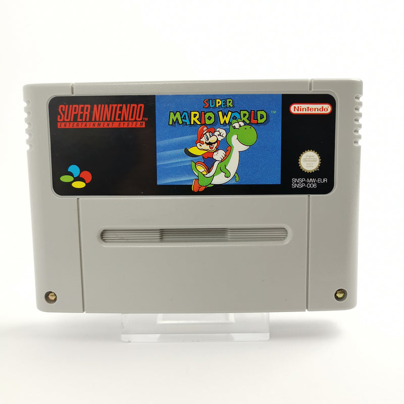 Super Nintendo Game: Super Mario World | SNES module cartridge - PAL EUR