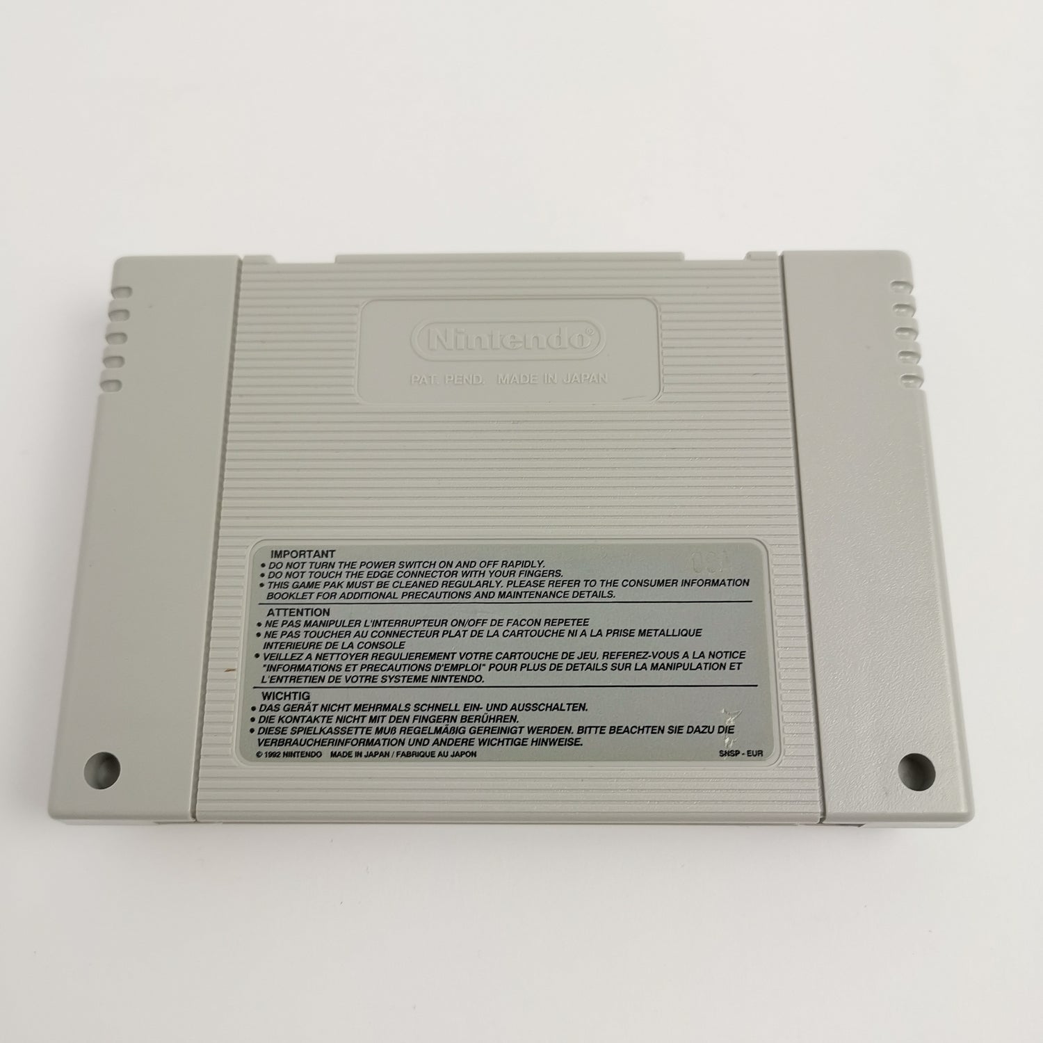 Super Nintendo Game: Super Mario World | SNES module cartridge - PAL EUR