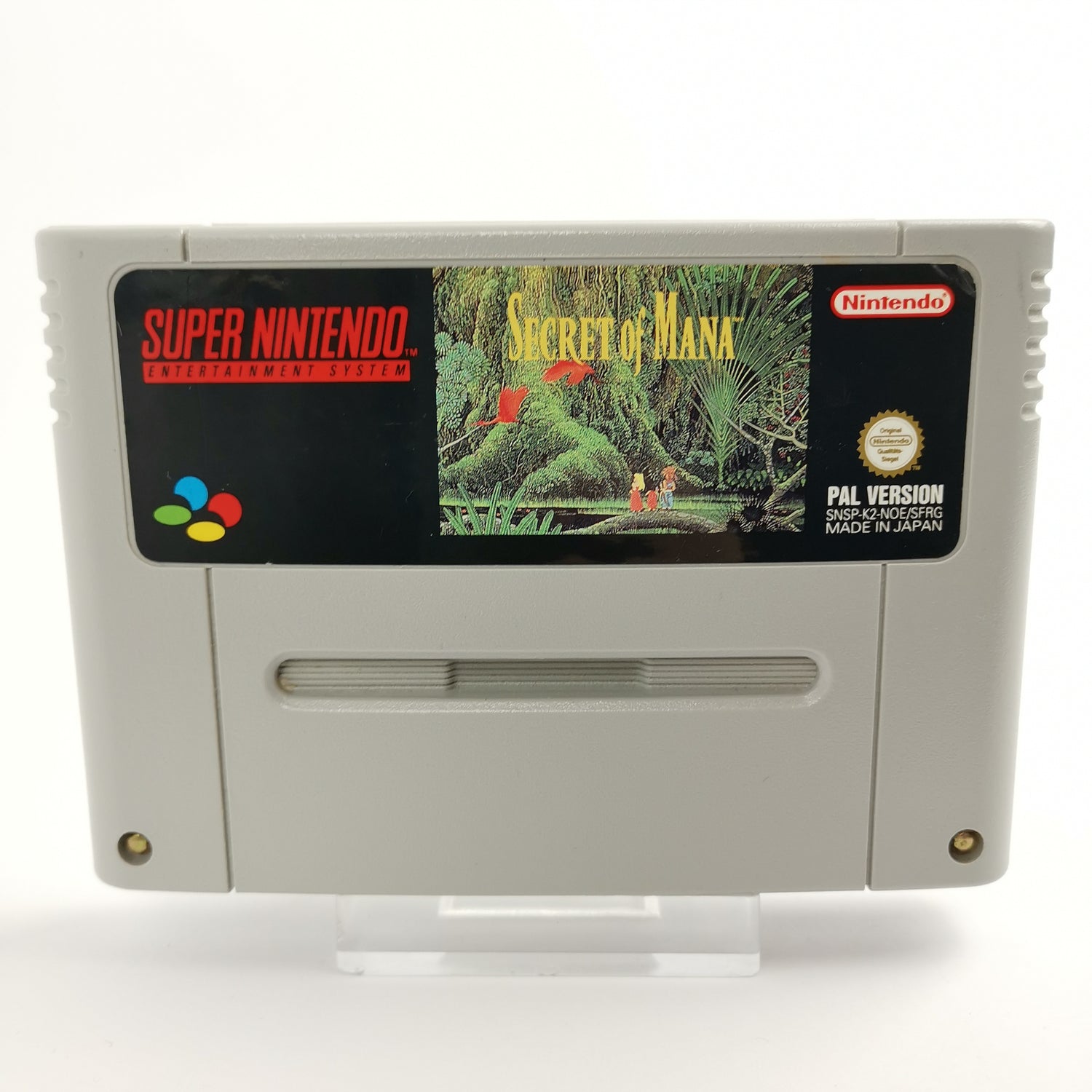 Super Nintendo Game: Secret of Mana | SNES module cartridge - PAL NOE / SFRG