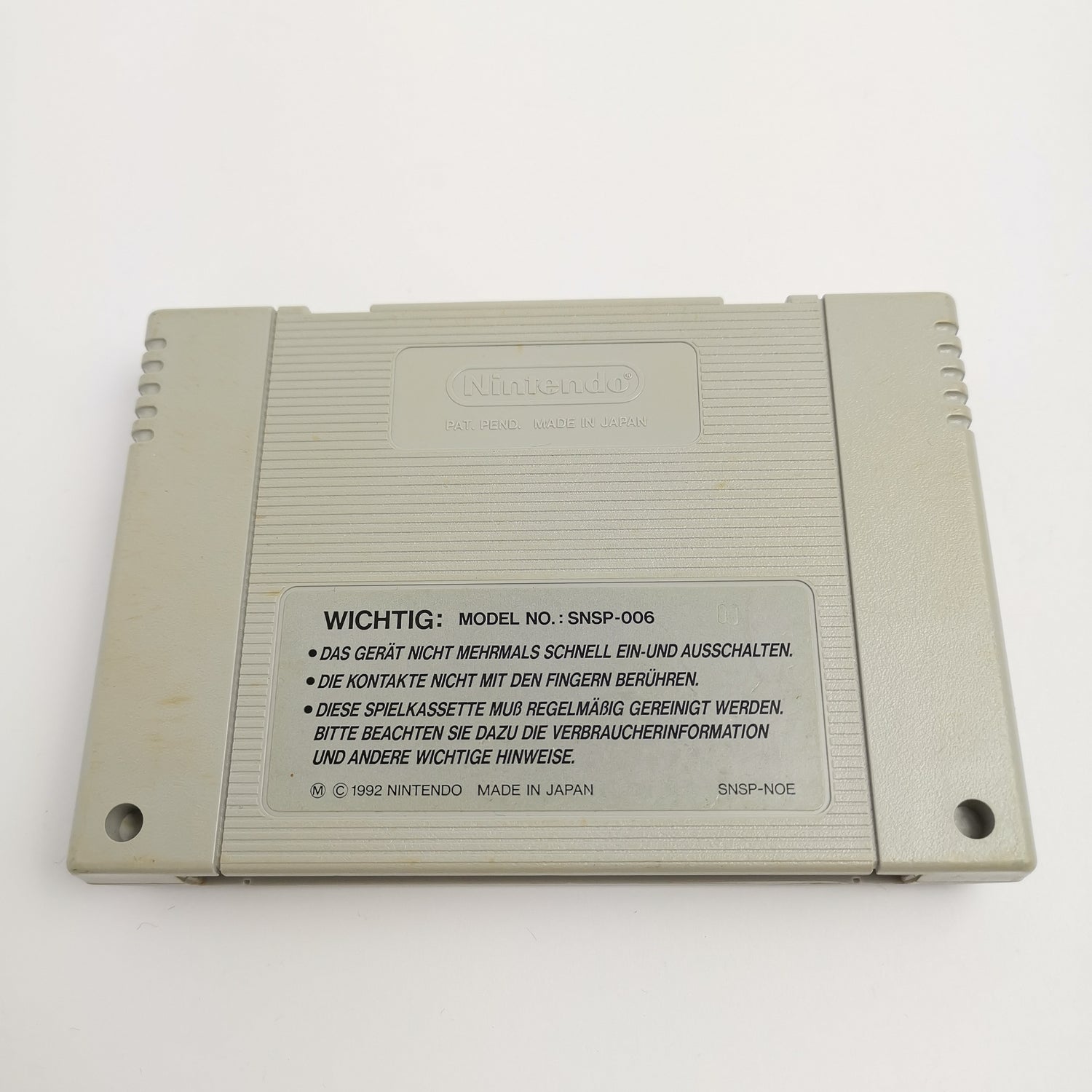 Super Nintendo Spiel : F-Zero | SNES Modul Cartridge - PAL NOE