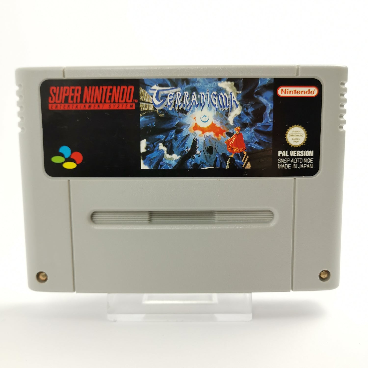 Super Nintendo Game: Terranigma | SNES module cartridge - PAL NOE