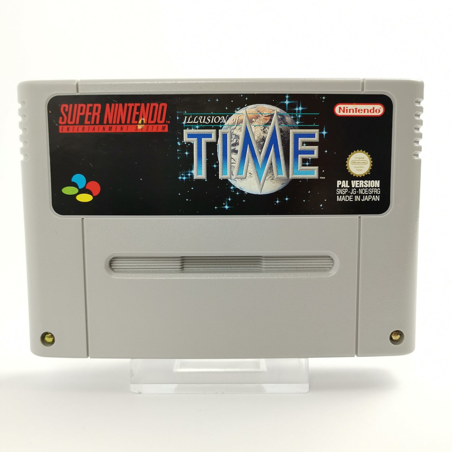 Super Nintendo Game: Illusion of Time | SNES module cartridge - PAL NOE/SFRG