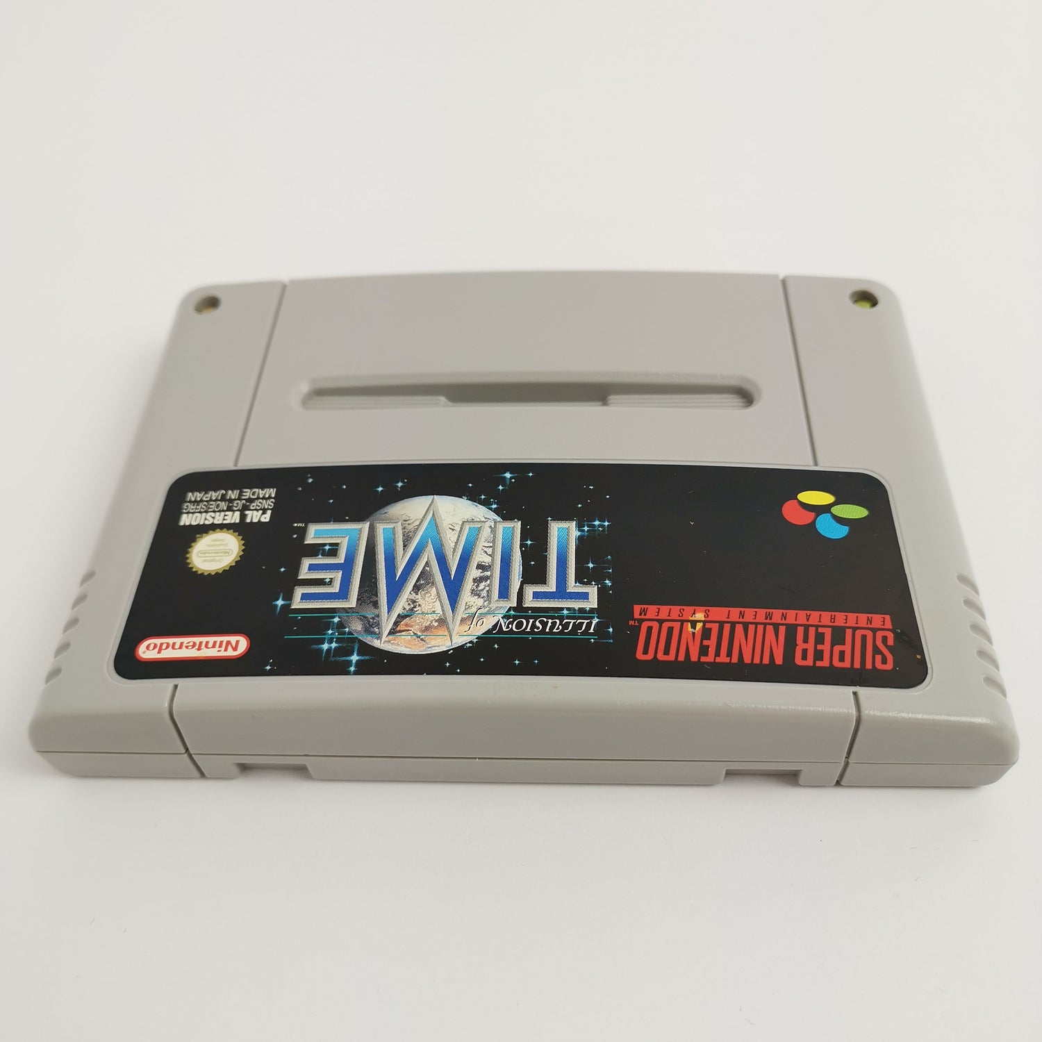 Super Nintendo Game: Illusion of Time | SNES module cartridge - PAL NOE/SFRG