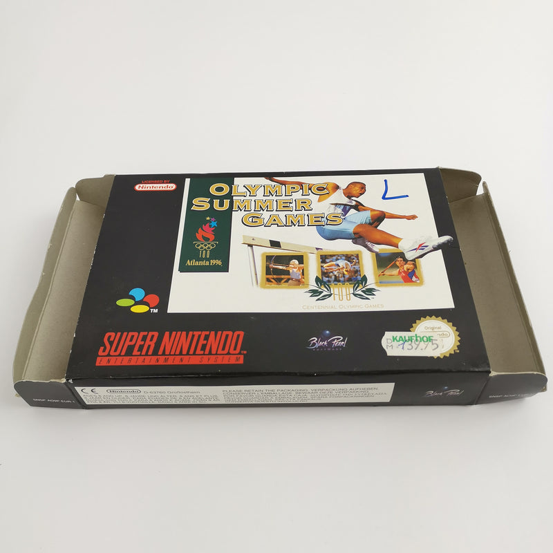 Super Nintendo Game: Olympic Summer Games | SNES OVP - PAL EUR