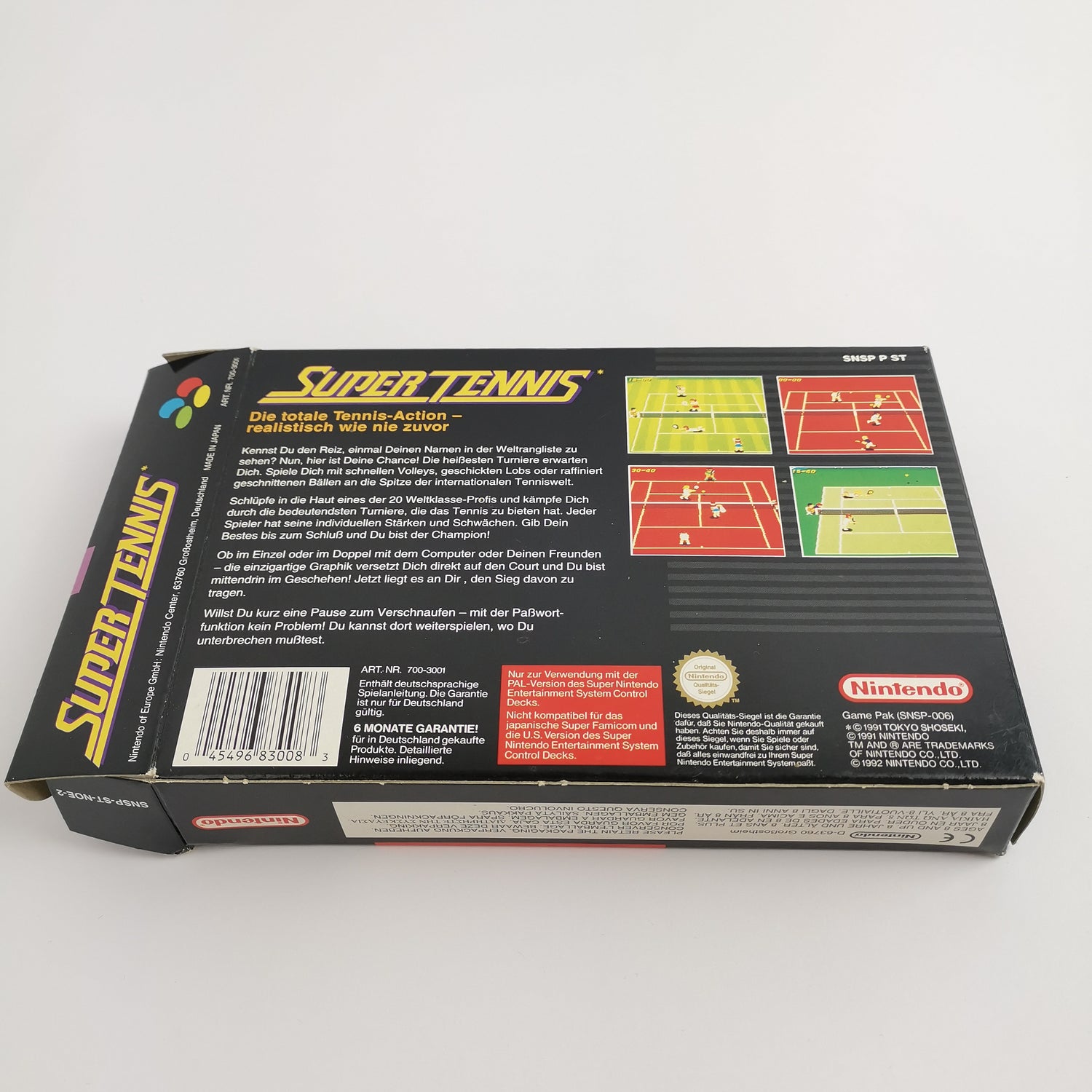 Super Nintendo Spiel : Super Tennis | SNES OVP - PAL