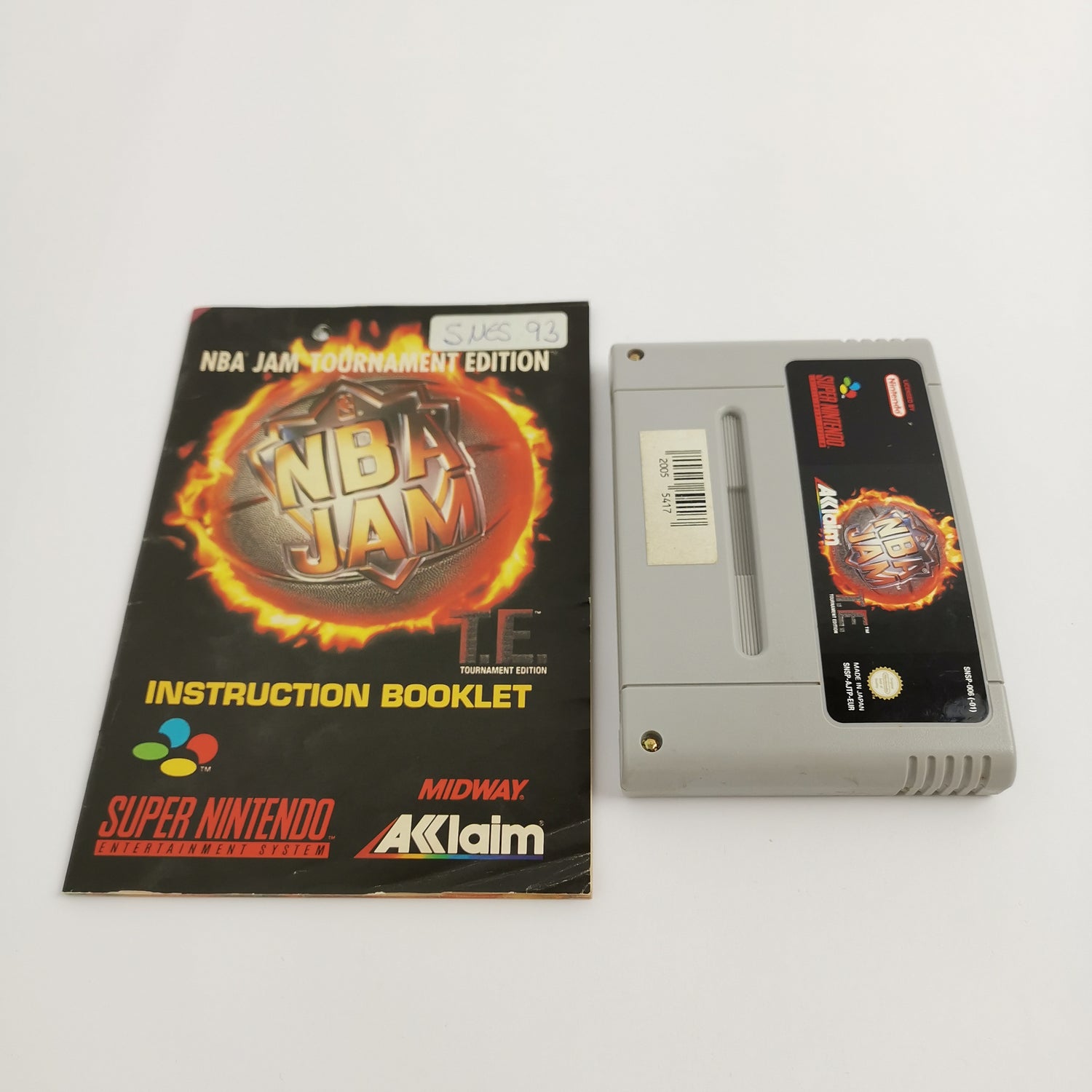 Super Nintendo Game: NBA JAM Tournament Edition. Basketball | SNES OVP - PAL EUR