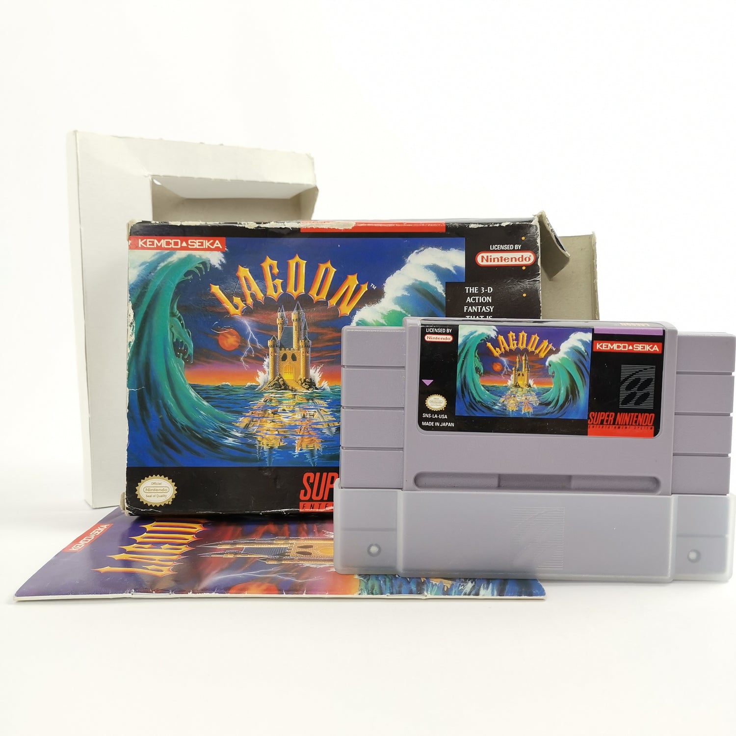 Super Nintendo Game: Lagoon | SNES OVP - NTSC-U/C USA Version