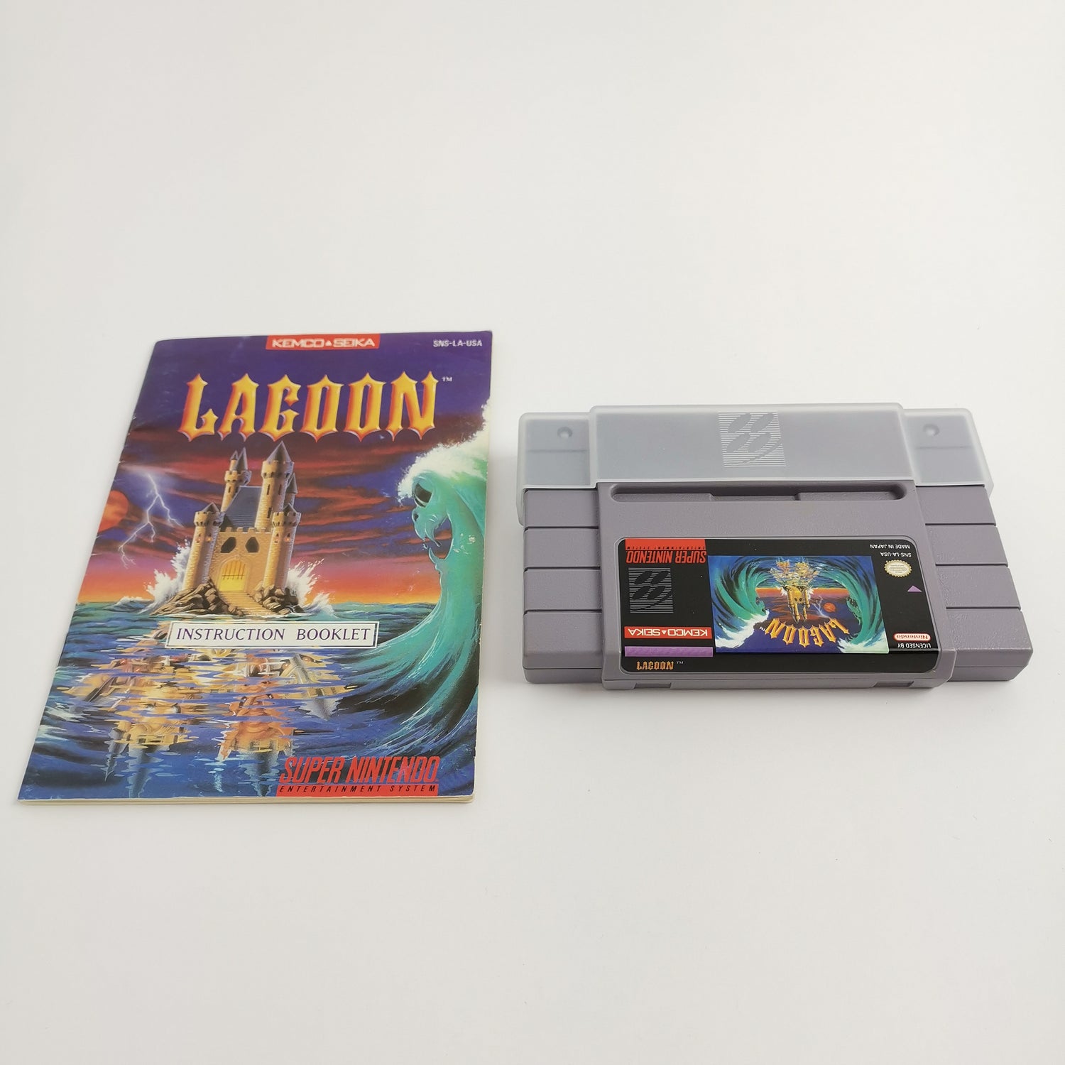 Super Nintendo Game: Lagoon | SNES OVP - NTSC-U/C USA Version