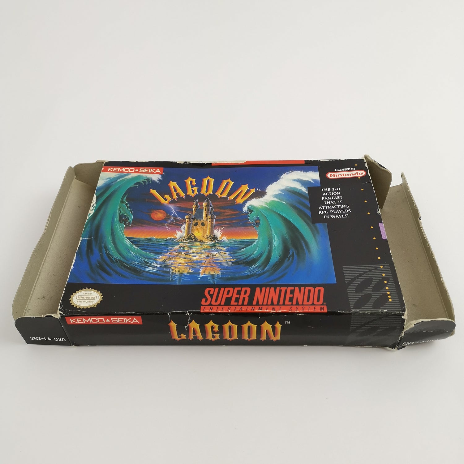 Super Nintendo Game: Lagoon | SNES OVP - NTSC-U/C USA Version