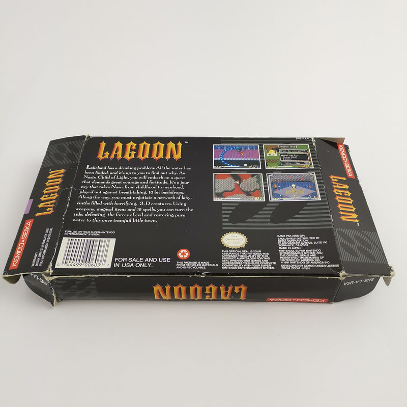 Super Nintendo Game: Lagoon | SNES OVP - NTSC-U/C USA Version